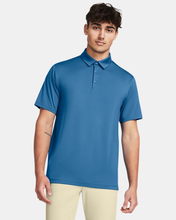 Men's UA Playoff 3.0 Fitted Polo in Blue image number 0